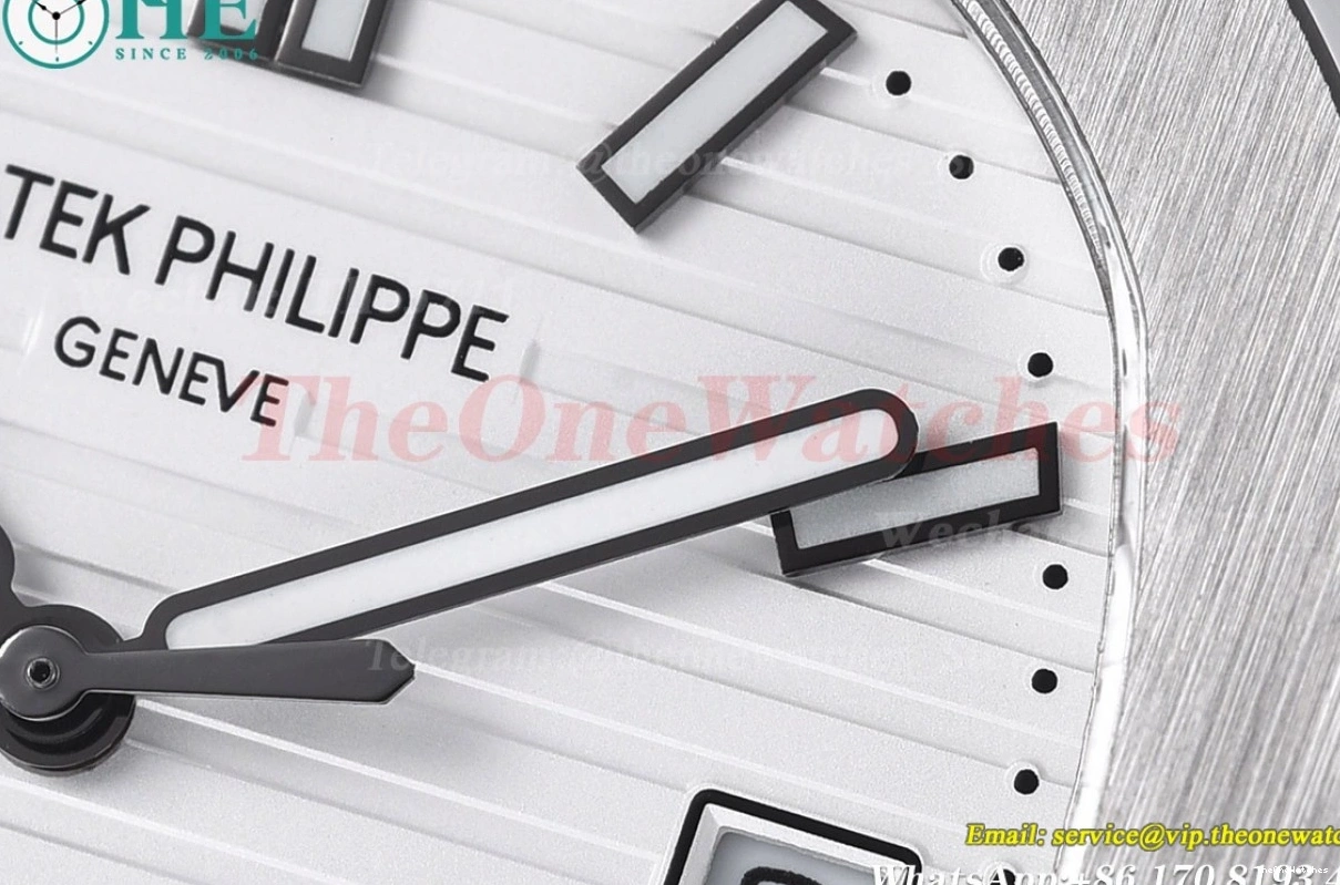 SS MY8215 Nautilus 5711 40mm SS GDF Dial White 0123